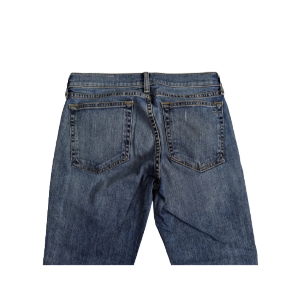 Rag & Bone Dre Capri Distressed Raw Hem Jeans 25